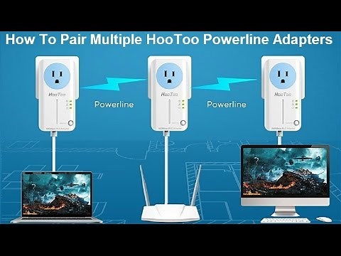 How To Pair Multiple HooToo Powerline Adapters?