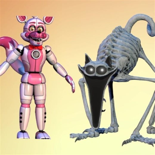 Funtime Foxy vs Poppy Playtime #shorts #poppyplaytimechapter3 #funtimefoxy #fyp