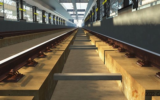 【MC地铁】耗时9个月，只为打造最精细的地铁高架桥梁轨道！