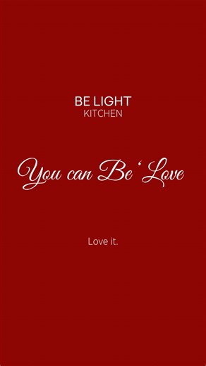 Be Light® istanbul on Instagram: "Bizim mutfağımızın en hafif kelimesi aşk! ♥️ Aşkı bir de bizden dinleyin! @seydacoskun @tugbana . #BeLight #BeLightKitchen"