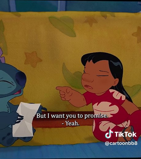 Stitch Sad Scene - Emotional Cartoon Moment