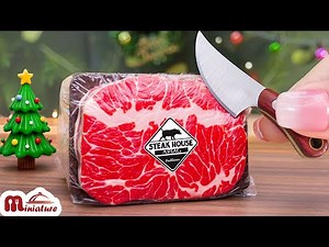 🎉 Best Ever Mini New Year’s Roast Beef With Special Sauce | ASMR Cooking Mini Food