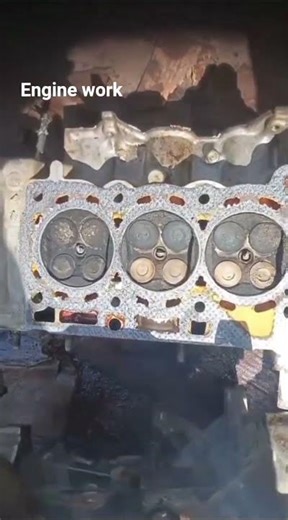 Toyota Passo engine work #automobile