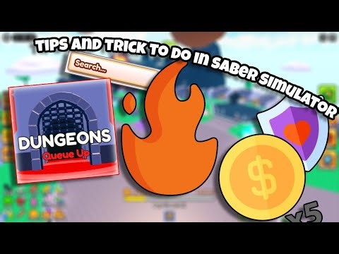 tricks and tips to know in saber simulator 🗡️
