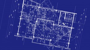 Abstract Architecture Background: Blueprint Stock Motion Graphics SBV-337719984 - Storyblocks