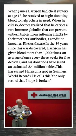 James Harrison: The Man Whose Blood Saved 2.4 Million Babies | Inspiring True Story