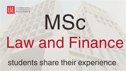 MSc Law and Finance – Student testimonials | LSE Law School