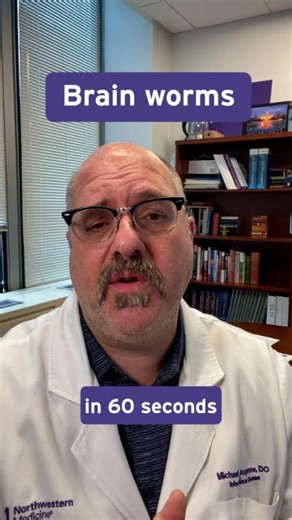 What is a brain worm and how does it get there? Infectious disease expert Michael P. Angarone, DO, explains. | Northwestern Medicine
