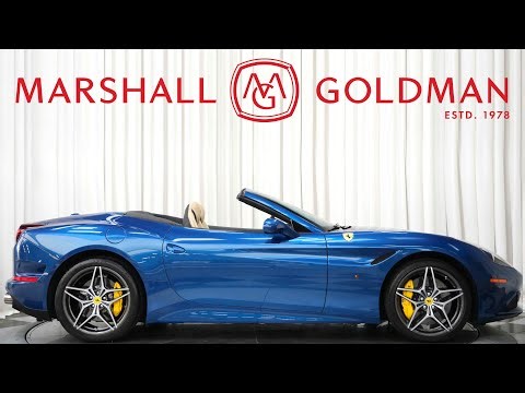 2017 Ferrari California T in Blu Abu Dhabi with Sabbia for sale