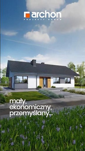 Małe, ekonomiczne, przemyślane - 3 projekty Domów w kruszczykach - ARCHON+ Projekty Domów