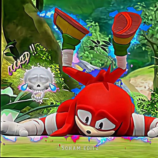 Sonic cooked Knuckles moment 🙀 when Eggman 🥚 was throwing coconut 🥥 bombs on them 🥶🤯💀#nobatidao