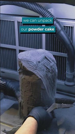 Powder 3D printing is pure Magic! ✨