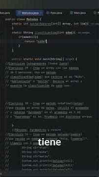 Java Exercises #29 | Classifying ages with a method