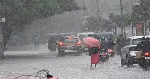 കേരളത്തിന് മുകളിലെ ചക്രവാതച്ചുഴി ന്യൂനമർദ്ദമാകും; രണ്ടിടത്ത് ഓറഞ്ച് അലേർട്ട്, ആറിടത്ത് യെല്ലോ അലേർട്ട്