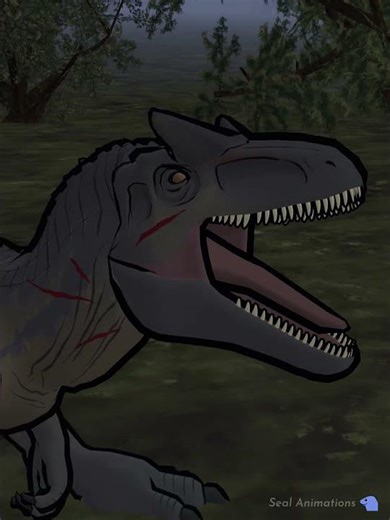 Allosaurus vs Carnotaurus | Animation (Part 2/6) #shorts