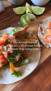 Skip the takeout and make these Easy Chicken Fajitas at home! Juicy chicken, colorful peppers, and all the toppings come together in about 20 minutes. Faster than delivery and way easier on the budget. This is one of those weeknight dinners everyone gets excited for (and bonus… it’s all in one pan!). Pile it high in warm tortillas with sour cream, salsa, or a sprinkle of cheese for the ultimate fajita night. It’s been a favorite around here for years, and I love that so many of you keep coming b