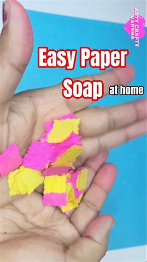 Isse sasta kuch nahi! 😱 DIY Paper Soap 🧼🫧 #shorts #viral #shortsfeed #viralvideo #trending