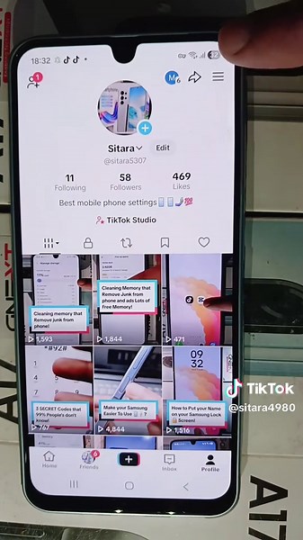 Cleaning memory that Remove junk from phone!First go to TikTok and followo...more