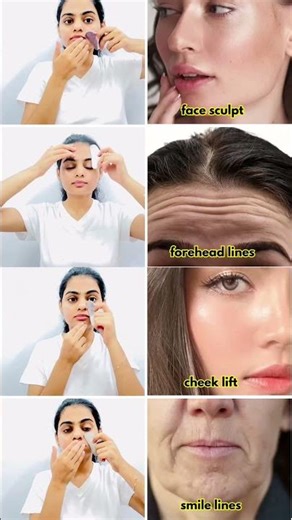 Gua sha face exercises for face lift #guasha #faceyoga