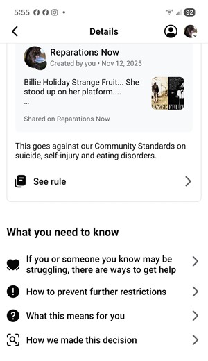 Reparations Now on Reels