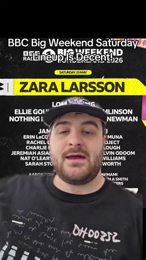 Decent Lineup for BBC Big Weekend Festival