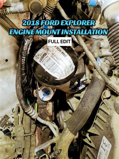 2014 TO 2019 FORD EXPLORER ENGINE MOUNT INSTALLATION FULL EDIT #americanford #fordhistory #fyp #diy