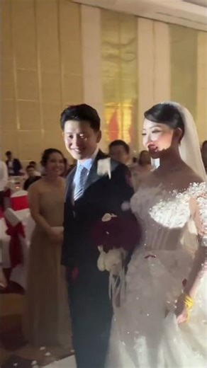 adorable bride on her special day #shortvideo #trending #wedding #bl #mlm