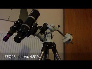 iOptron ZEQ25 vs CEM25/CEM25P slewing speed