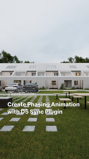 D5 Render on Instagram: "👀 How to create Phasing animation with D5 Sync Plugin? The D5 Sync Plugin now lets you export your model with group information for a seamless workflow. 🎁 Try this feature now and join our 100% PRO-winning #D5PhasingAnimation Challenge: https://bit.ly/3UGbomK 🔗 Full Tutorial: https://bit.ly/3Vcc1Fc ⏬ D5 Render Free Download in bio #architecture #rendering #architecturaldesign #3danimation #rendering3d #render #designinspiration #3drender #3drendering #3dvisualization 