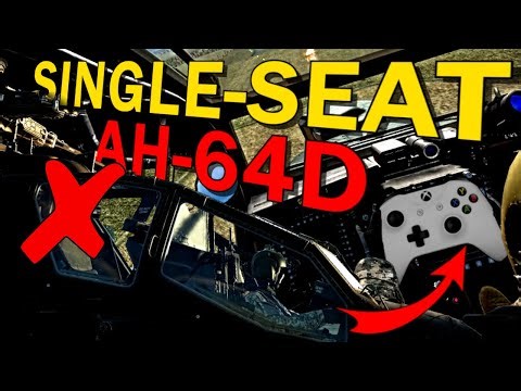 Flying the AH-64D single-seat with an Xbox Controller