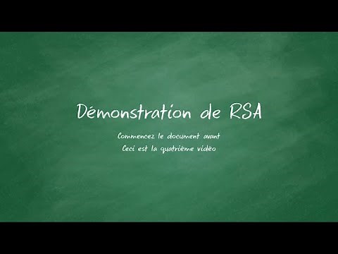 Démonstration de RSA