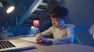 Distance Education Online Learning Lesson Concept: vídeo stock (100% livre de direitos) 1093332489 | Shutterstock