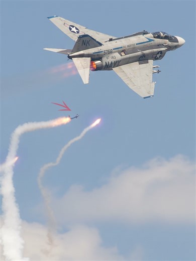 F-4 Phantom II Versus Osa-AKM Missiles in Action