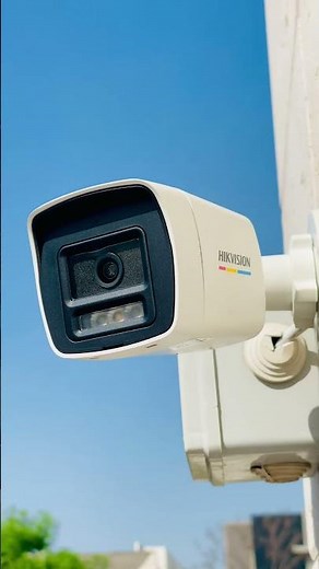 Hikvision 4MP ColorVu Bullet #Camera 247 Outdoor Color CCTV #Surveillance #viralshorts #hikvision