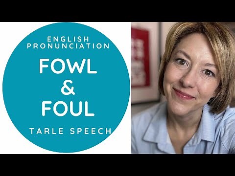 Learn how to pronounce FOWL & FOUL - American English Homophone Pronunciation Lesson #learnenglish