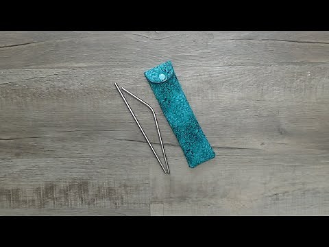 ITH Reusable Straw Snap Case Fabric Version