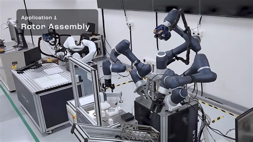 186 多台协作机器人的组装