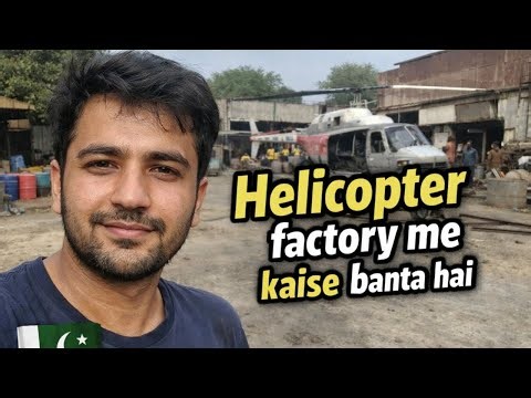 Helicopter Factory Manufacturing Process 🚁