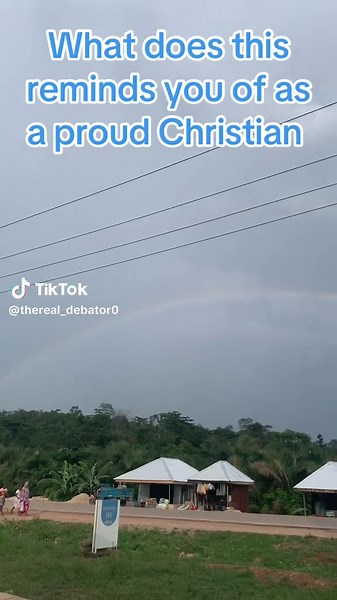 Hope and Promise • In many cultures, especially in Christianity, a rainbow signifies hope and God's promise. - For example, after the flood in the story of Noah's Ark, the rainbow was a sign of God's promise never to destroy the earth by water again. #fypp #tiktokviral #trendingsound @itzme lil Grayson @DEEN🇬🇭X🇳🇬 #rainbow