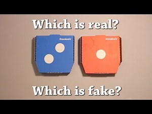 Fun Test: Which is Real? Domino's Pizza Drawing Challenge!