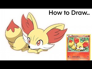 How to Draw.. Fennekin | Pokemon Cards!