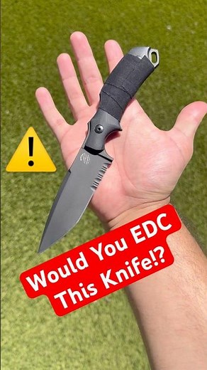My Current Favorite EDC Fixed Blade Bastinelli RED V2 #knifeskills #knifecommunity