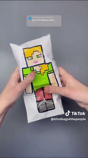 DIY Minecraft Squishy Blind Bag Tutorial