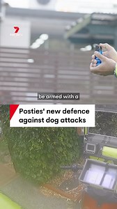 Australia Post has revealed postal workers will carry new weapon to prevent dog attacks. A spray to deter dogs is being rolled out to Australia Post delivery workers from this month as a last line of defence. #auspost #dog #dogs #dogattack #mailman #7NEWS | 7NEWS Australia