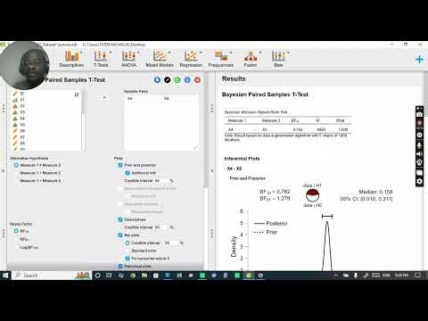 t test analysis support