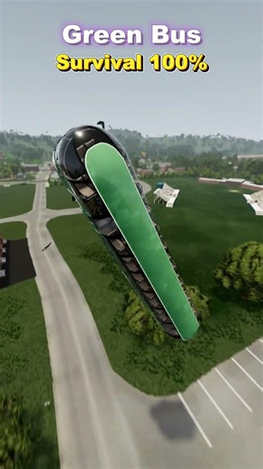 Capsule Bus vs MEGA Jump 🚀 Who Survives? #beamng