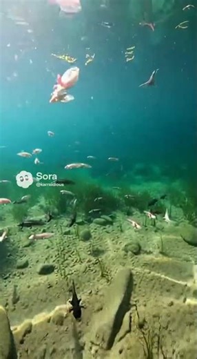 Sora: Swimming with axolotls 2