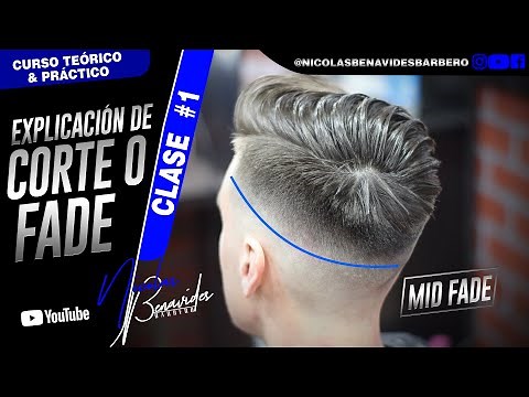 CURSO DE BARBERÍA/ 1: Fade/Desvanecido, Secciones Y Particiones