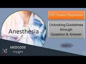 anesthesia cpt codes Question/Answer Part 2