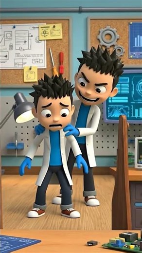 Max and mirror #cartoon #animation